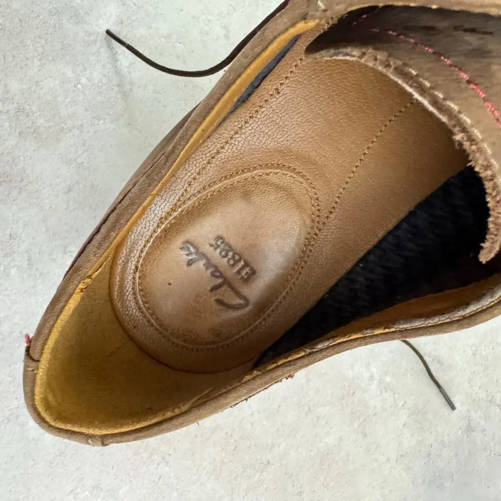 Clarks Newkirk Plain Derbys Brown Mens Size 11.5